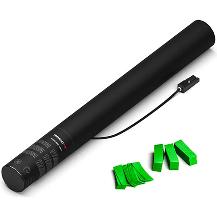 Magic FX Elektrische Konfettikanone 50cm - Hellgrün