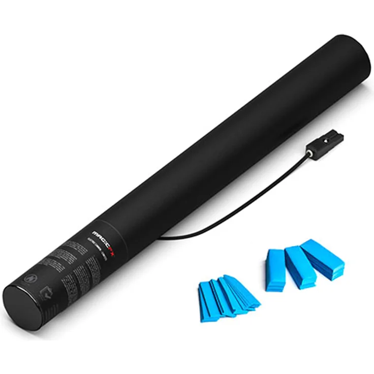 Magic FX Elektrische Konfettikanone 50cm - Hellblau