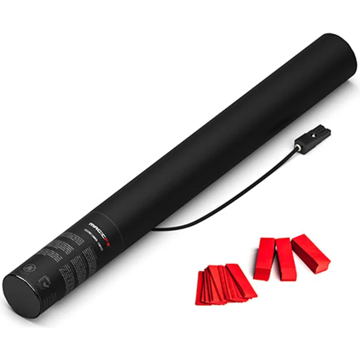 Magic FX Elektrische Konfettikanone 50cm - Rot