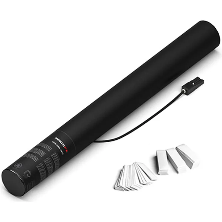 Magic FX Elektrische Konfettikanone 50cm - Weiß