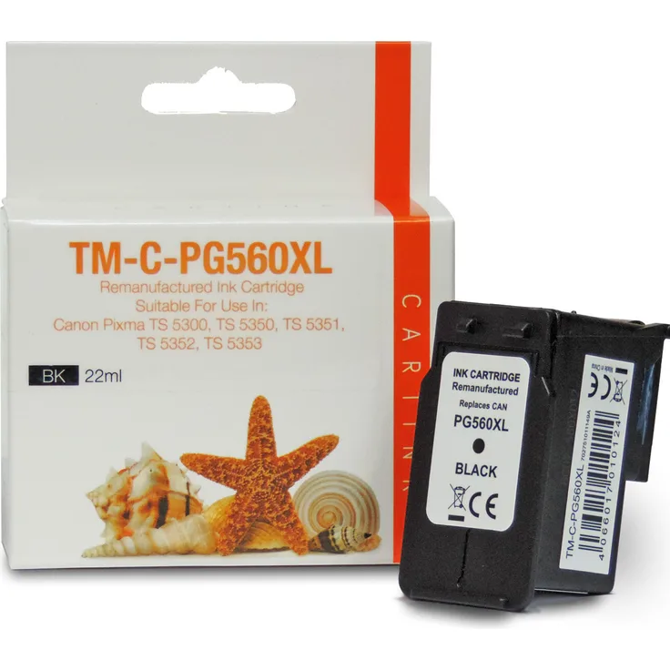 Wiederbefüllt Canon PG-560 XXL, 3712C001 BK Schwarz Black Druckerpatrone für 750 Seiten von Gigao