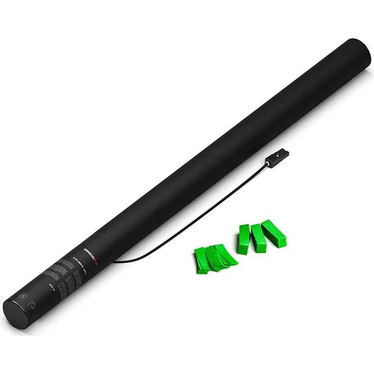 Magic FX Elektrische Konfettikanone PRO 80cm - Hellgrün