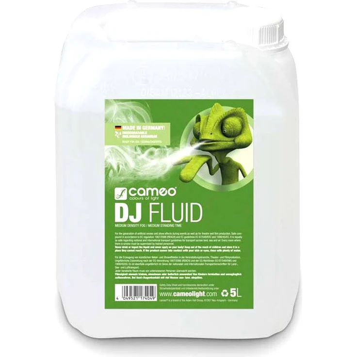 Cameo DJ FLUID 5L Nebelfluid mit mittlerer Dichte und Standzeit - Preisvergleich – Bild 1