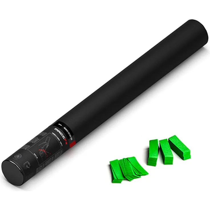 Magic FX Handbetriebene Konfettikanone 50cm - Hellgrün