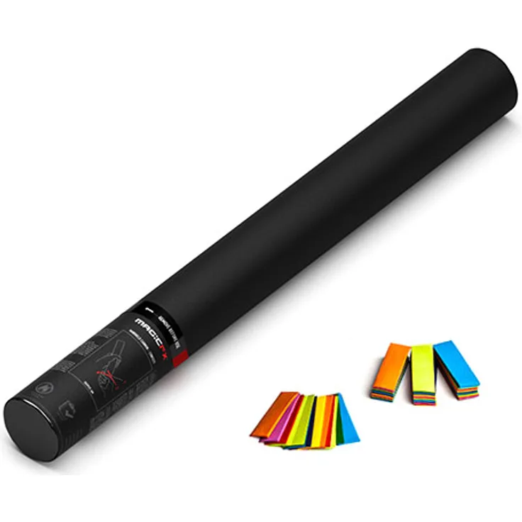 Magic FX Handbetriebene Konfettikanone 50cm - Bunt