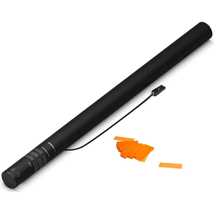 Magic FX Elektrische UV Konfettikanone PRO 80cm - Fluo Orange