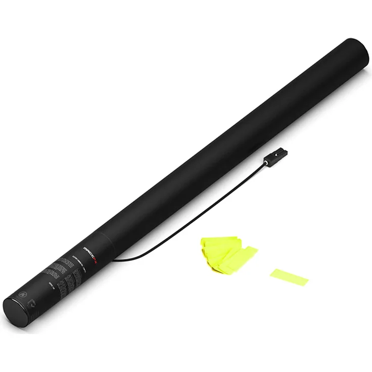 Magic FX Elektrische UV Konfettikanone PRO 80cm - Fluo Gelb