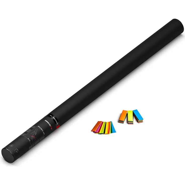 Magic FX Handbetriebene Konfettikanone PRO 80cm - Bunt