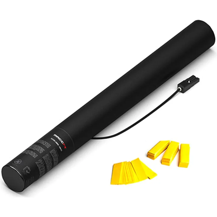 Magic FX Elektrische Konfettikanone 50cm - Gelb