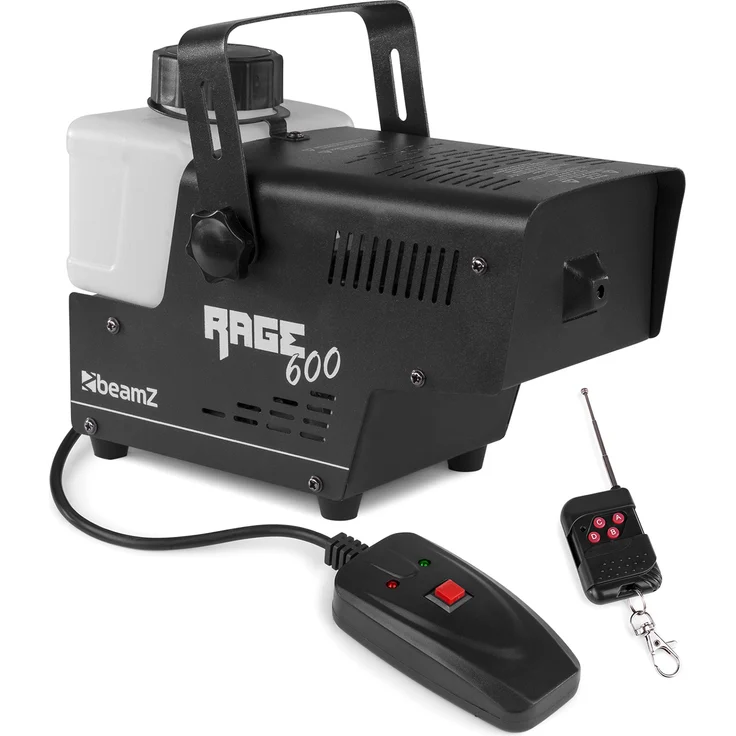 beamZ Rage 600 Nebelmaschine mit Wireless Controller