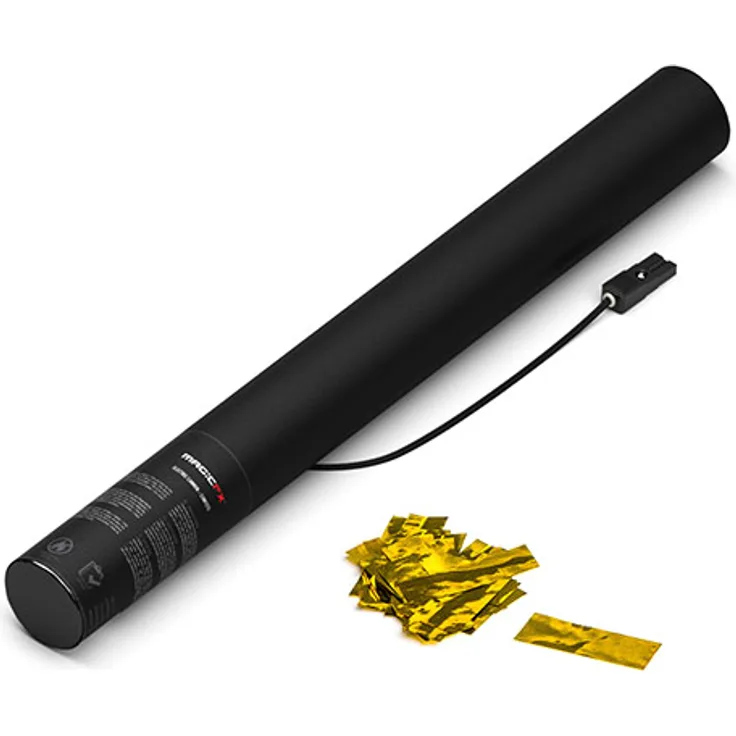 Magic FX Elektrische Konfettikanone 50cm - Gold Metallic