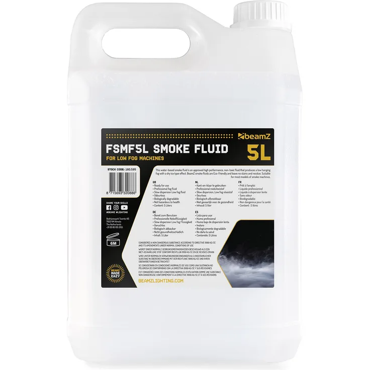 beamZ FSMF5L Smokefluid 5L Niedernebel