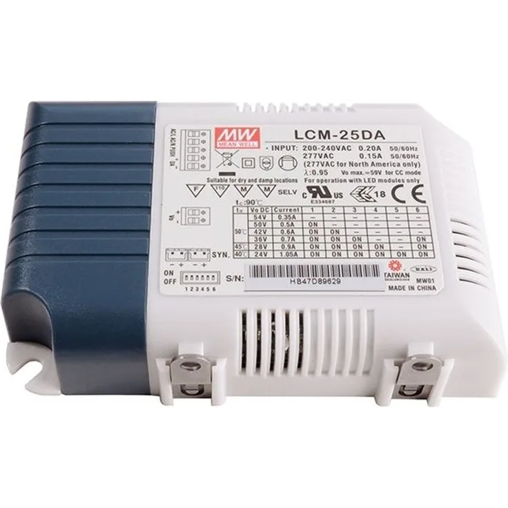 Meanwell LCM-25DA Integration in DALI-Netzwerke Weiß