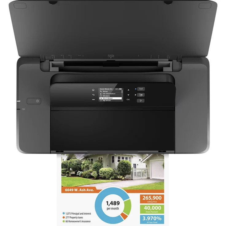 HP OfficeJet 200 Mobile, Tinte, mehrfarbig – Bild 10