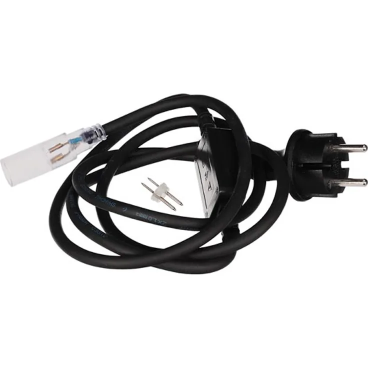 HQ-Power stromkabel led beleuchtung 180 cm 230V schwarz