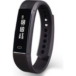 Hama Fit Track 1900 Fitness-Tracker Damen, Einheitsgröße, Kunststoffgehäuse, Schwarz