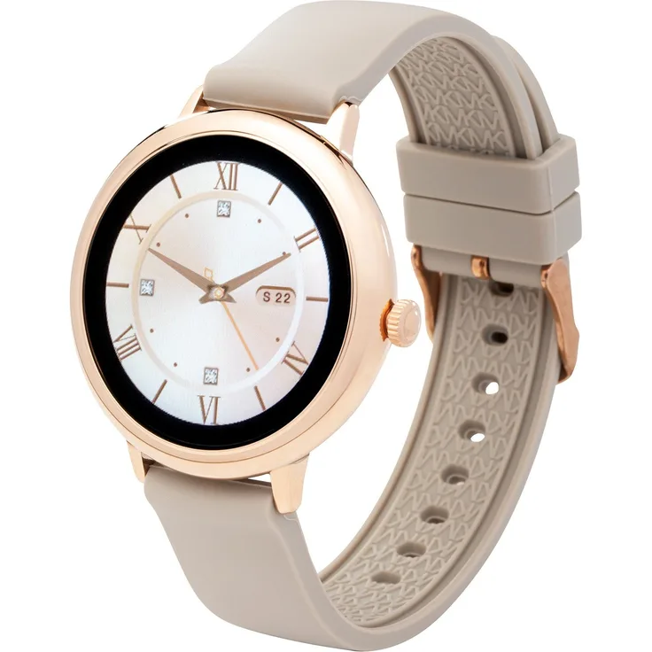 Atlanta 9715-3 Smartwatch mit Zusatzband Unisex, Einheitsgröße, Beige