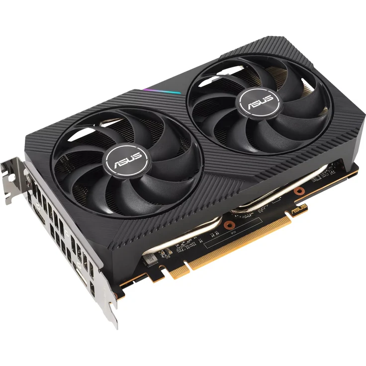 ASUS Radeon RX 6500 XT Dual OC, DUAL-RX6500XT-O4G, 4GB GDDR6, HDMI, DP (90YV0HA1-M0NA00) – Bild 3