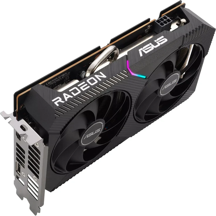 ASUS Radeon RX 6500 XT Dual OC, DUAL-RX6500XT-O4G, 4GB GDDR6, HDMI, DP (90YV0HA1-M0NA00) – Bild 5