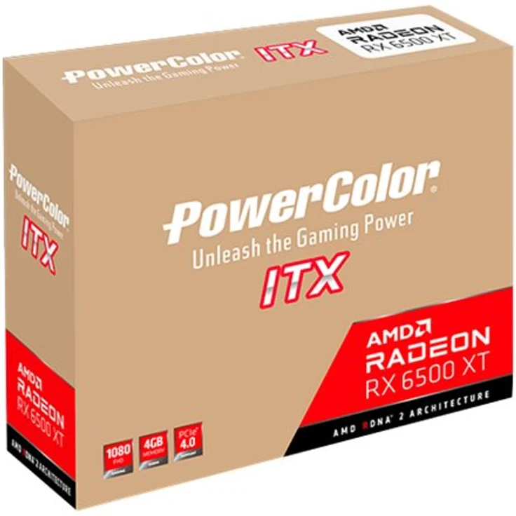 PowerColor Radeon RX 6500 XT ITX, 4GB GDDR6, HDMI, DP (AXRX 6500 XT 4GBD6-DH) – Bild 4