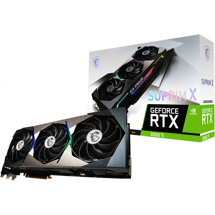 MSI GeForce RTX 3090 Ti Suprim X 24G, 24GB GDDR6X, HDMI, 3x DP (V509-003R) – Bild 1