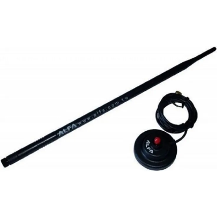 ARS-N19M - 2,4 GHz 9 dBi Dipolantenne + Magnetfuß