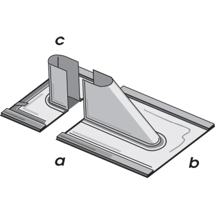 BBZ4260/2 - Reperaturziegel, 2-teilig, für die Mastmontage