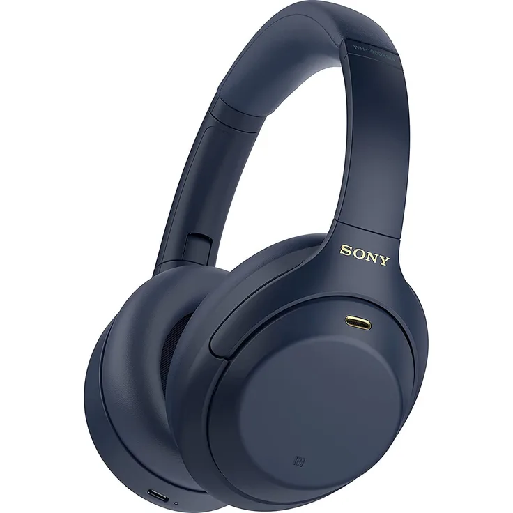 Sony WH-1000XM4 kabellose Bluetooth Noise Cancelling Kopfhörer (30h Akku, Touch Sensor, Schnellladefunktion, optimiert für Amazon Alexa, Headset mit Mikrofon) Blau