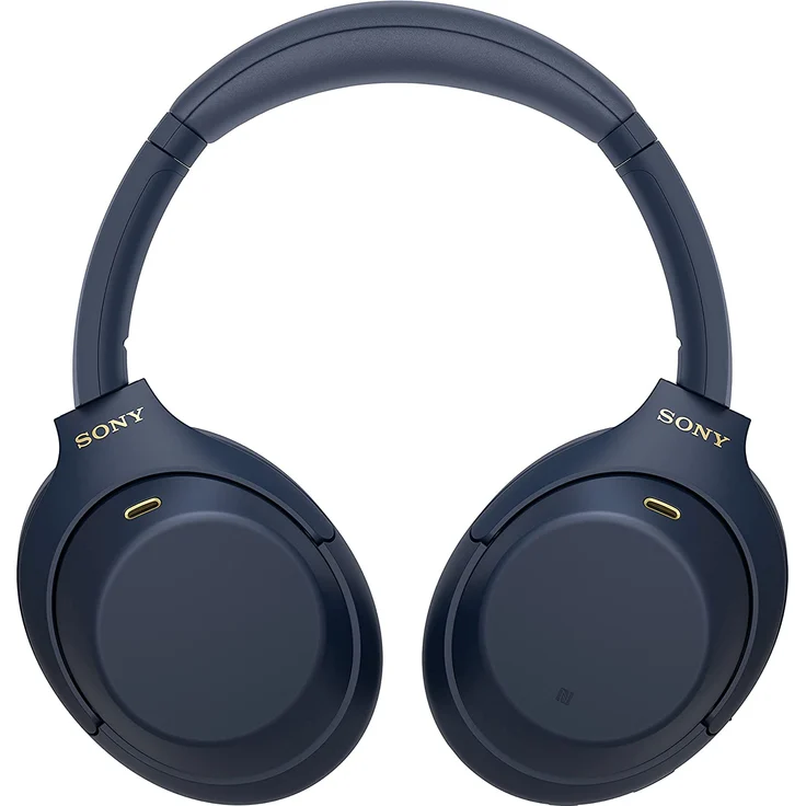 Sony WH-1000XM4 kabellose Bluetooth Noise Cancelling Kopfhörer (30h Akku, Touch Sensor, Schnellladefunktion, optimiert für Amazon Alexa, Headset mit Mikrofon) Blau – Bild 2