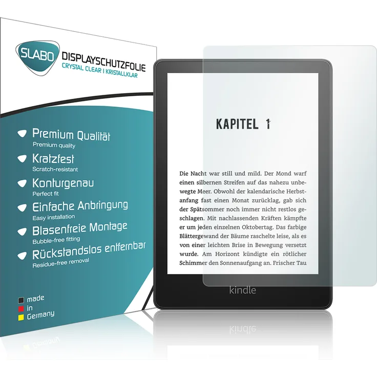 2x Slabo Displayschutzfolie für Amazon Kindle Paperwhite Kids (11. Generation | 2021), klar -'-'Crystal Clear-'-' Displayfolie Schutzfolie Folie
