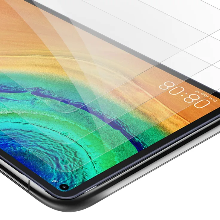 Cadorabo 3x Panzer Folie für Huawei MatePad PRO (10.8 Zoll) in KRISTALL, klar - 3er Pack Gehärtetes (Tempered) Display-Schutzglas in 9H Härte mit 3D Touch Kompatibilität