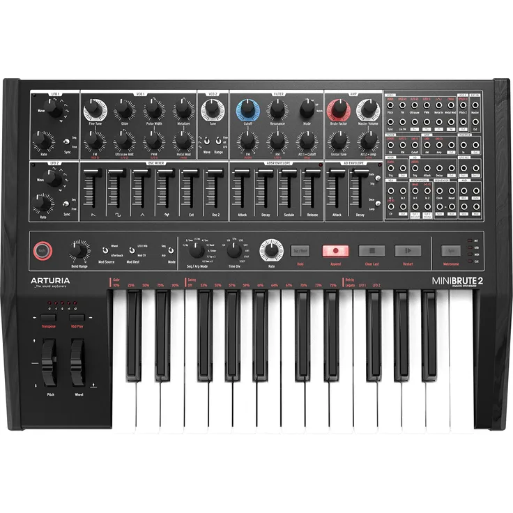 Arturia MiniBrute 2 Noir Analogsynthesizer