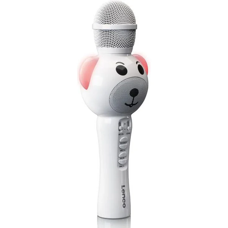 LENCO Karaoke mic. mit BT, USB, SD, Beleuchtung, Aux out – Bild 4