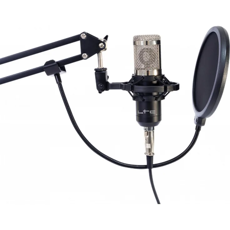Mikrofon LTC STM200-Plus ideal für z.B. Podcast oder Streaming Plug&Play USB
