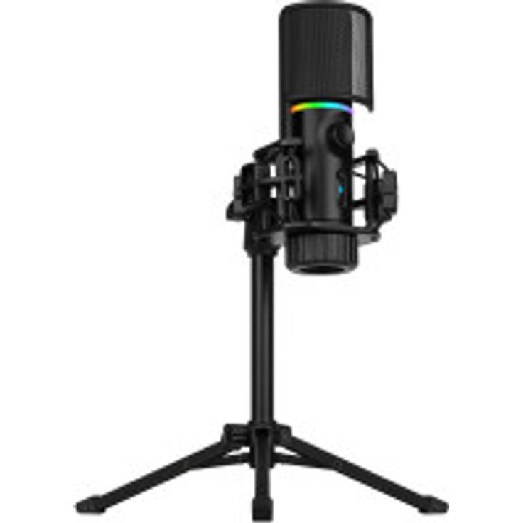 Streamplify MIC RGB Mikrofon, USB-A, schwarz - inkl. Dreifuß