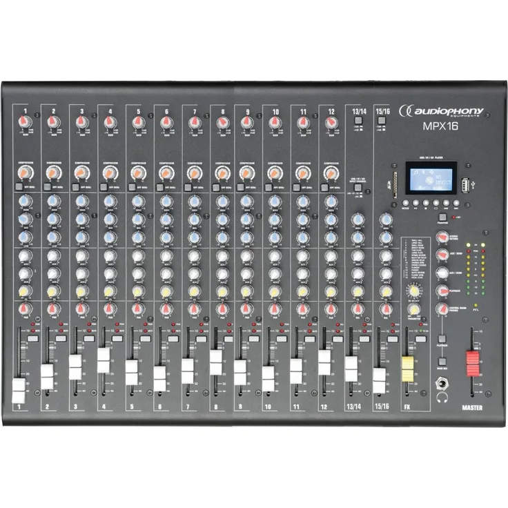 Audiophony MPX16 16-Kanal Mischpult