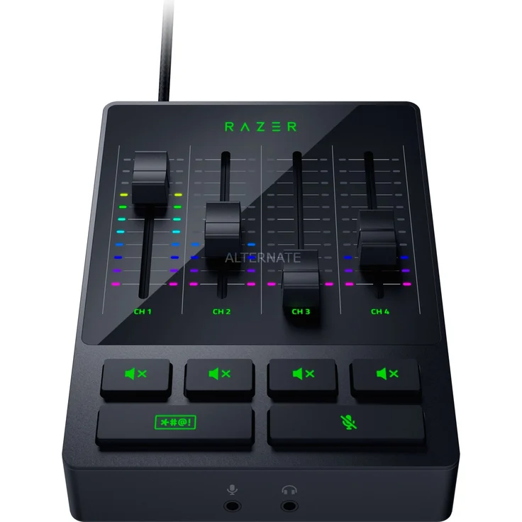 Razer Audio Mixer Mischpult, schwarz – Bild 1