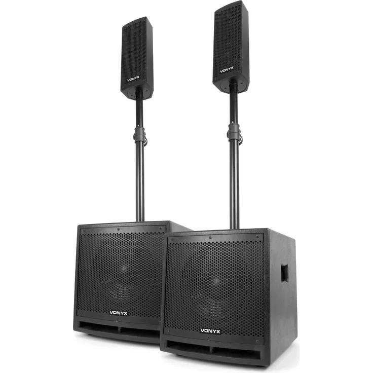 Vonyx VX1000BT Aktiv-Lautsprecher-Kit 2.2