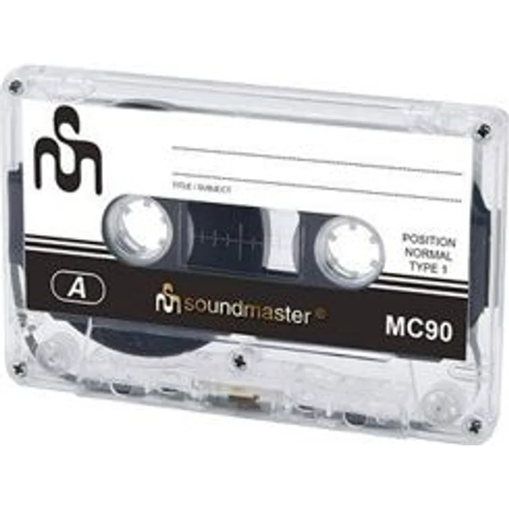 Soundmaster MC905P - Fünf Leerkassetten Kompaktkassette Audiokassetten (IEC1 90 Minuten Normal)  – Bild 1