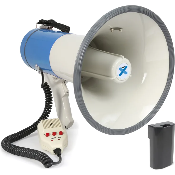 Vonyx MEG065 Megaphon 65W USB SD Akku Aufnahme Sirene Mikrofon