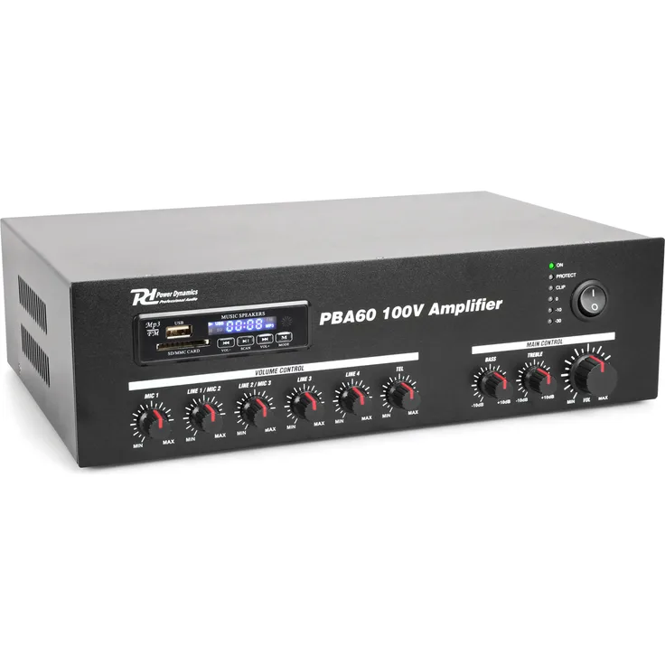 Power Dynamics PBA60 100V-Verstärker 60W