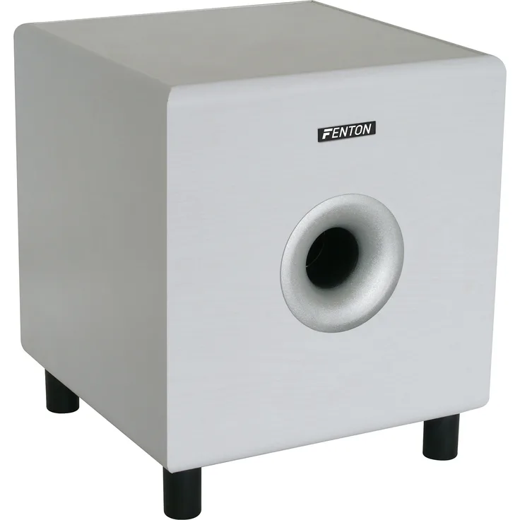 Fenton SHFS08W Aktiv-Subwoofer 8-'-' Weiß