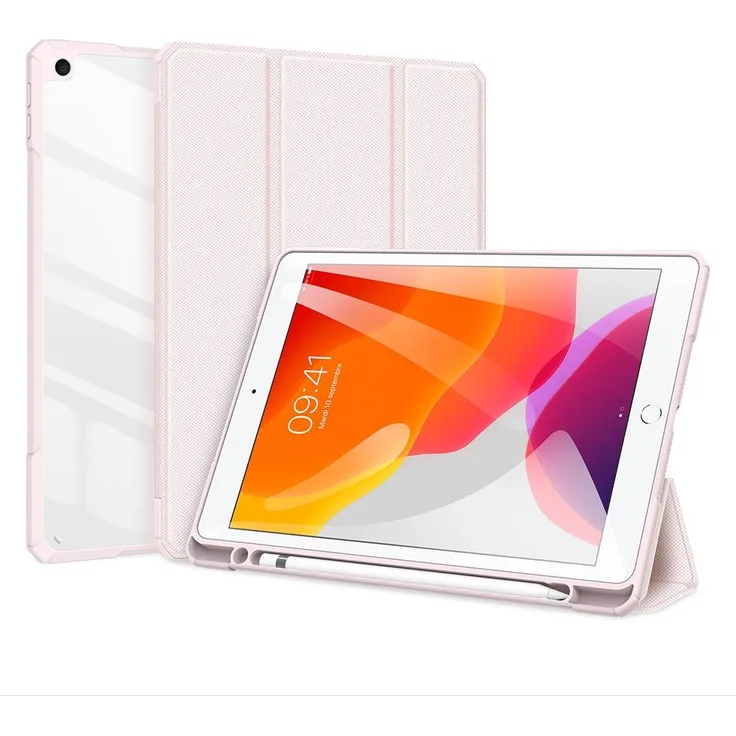 Dux Ducis Toby Eco-Leather Tablet-Ledertasche für iPad 10.2'', Pink