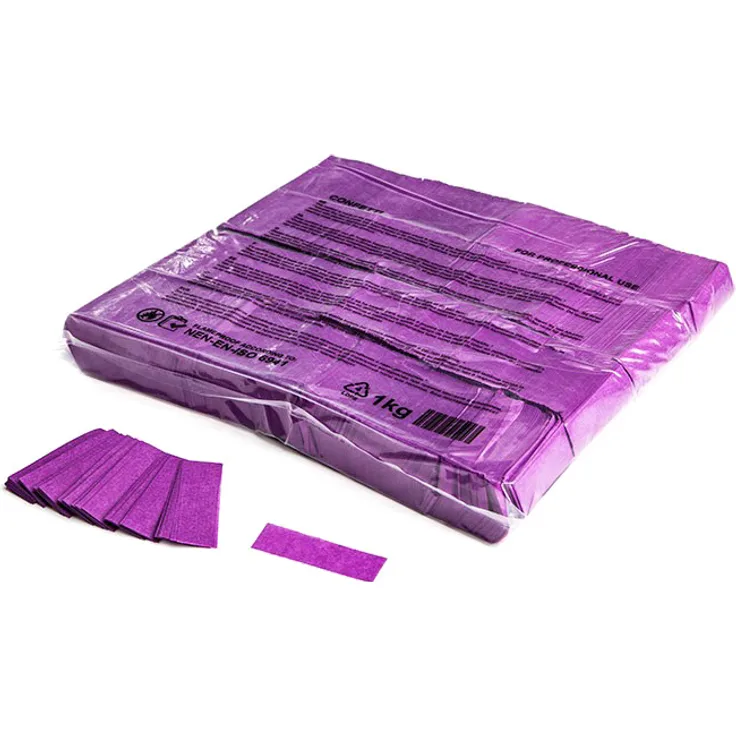 Magic FX Slowfall Konfetti Rechteckig 55x17mm - Lila 1kg