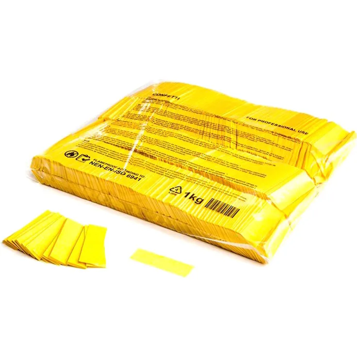 Magic FX Slowfall Konfetti Rechteckig 55x17mm - Gelb 1kg