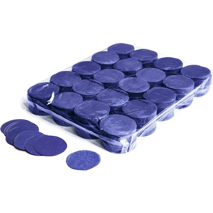 Magic FX Slowfall Konfetti Rund 55mm - Dunkelblau 1kg
