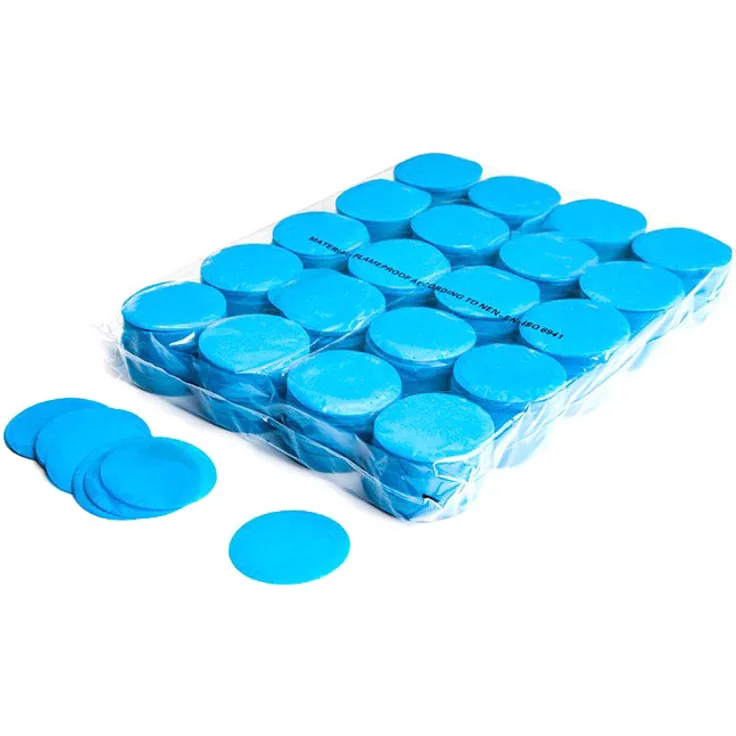 Magic FX Slowfall Konfetti Rund 55mm - Hellblau 1kg