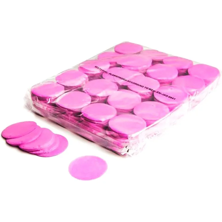 Magic FX Slowfall Konfetti Rund 55mm - Pink 1kg