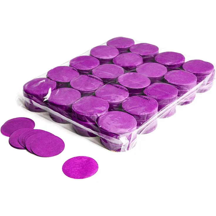 Magic FX Slowfall Konfetti Rund 55mm - Lila 1kg