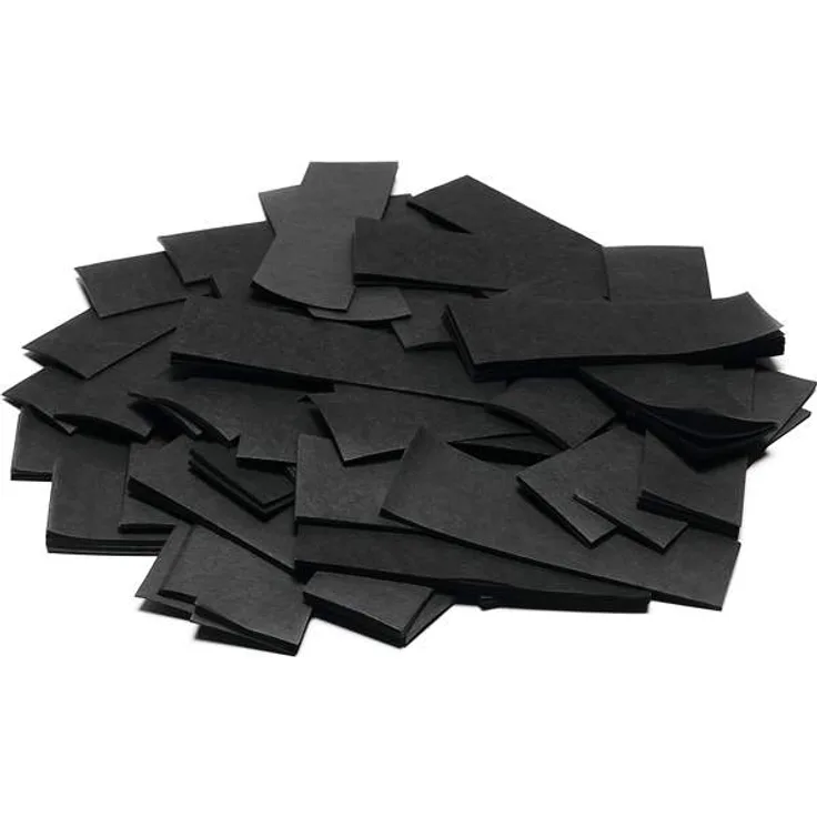 TCM FX Slowfall Konfetti rechteckig 55x18mm, schwarz, 1kg